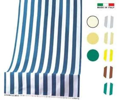Immagine prodotto di Tenda Da Sole "Rio" Con Tunnel Cm.140 - cm.250h. - bianco/blu