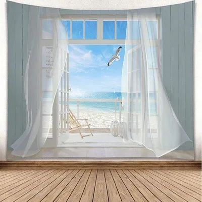 Image de Tapisserie murale - Tissu mural décoratif pour chambre - Art mural - Décoration murale