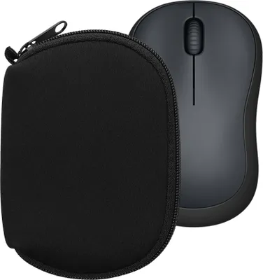 Produktbild von kwmobile Hülle kompatibel mit Logitech M220 SILENT / M235 / M185 - Neopren Hülle für PC Mouse Schutzhülle - Computer Maus Tasche - Neopren Tasche für