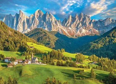 Produktbild von Eurographics Puzzle Dolomiten 1000 Teile Landschaft Puzzle
