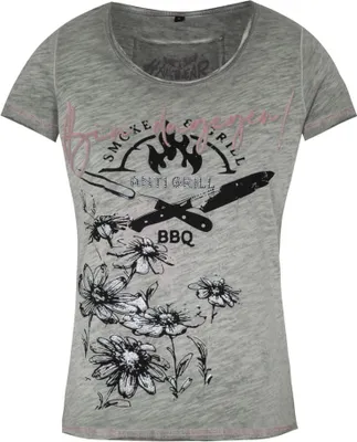 Produktbild von Trachtenshirt Antigrill hellgrau XXL