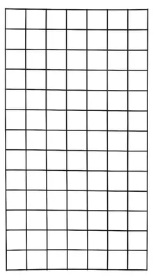 Produktbild von Wandgitter Dekogitter schwarz 70 x 130 cm für Pflanzen