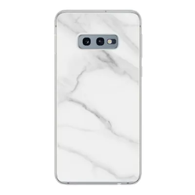 Produktbild von MuchoWow® Handyhülle Schutzhülle Hülle für Samsung Galaxy S10e Marmor - Strukturiert - Weiß - Grau - Stein - Marmoroptik Silikon Softcase Handy Hülle - Handy