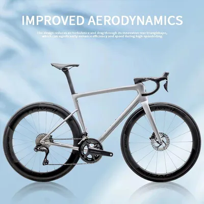 Image de Cadre de vélo de route - SL8 T1100 - Carbone - Freins à disque - 1,4 kg - 49 cm - Non pliable - Argenté