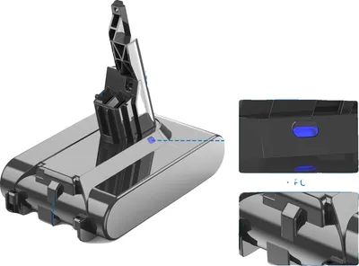 Produktbild von Wiederaufladbarer Akku, 21,6V, kompatibel mit Handstaubsaugermodellen, V7 6000mAh Batterie