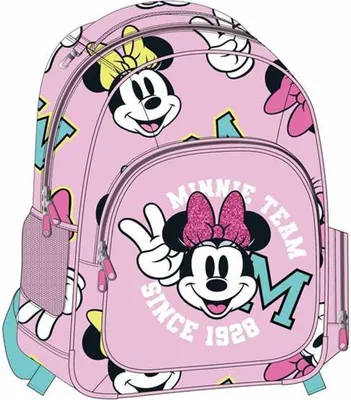 Imagen del producto de Mochila escolar Minnie Mouse, 32 x 15 x 42 cm