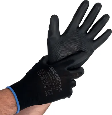 Produktbild von Franz Mensch Arbeitshandschuhe Black Ace S schwarz