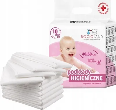 Image de Bocioland matelas à langer jetable 40x60cm 10 pièces absorbant voyage bébé