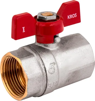 Zdjęcie produktu dla Perfexim | Zawór kulowy DN15 - 1/2" - Mosiądz niklowany - Wysokiej jakości armatura - Do instalacji wodnych