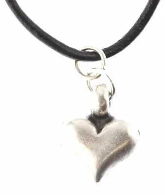 Produktbild von Herz Kette Love Halskette Miniblings Herzkette Valentinstag Liebe Lederband