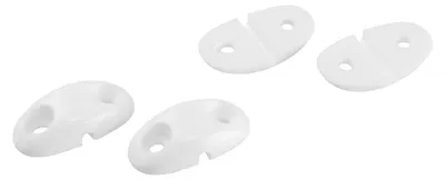 Productafbeelding van Ondersteuningsclip voor draad, 2 mm, kunststof (4 stuks)