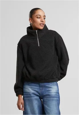Image de Urban Classics Sherpa Troya pour femme, noir - XS