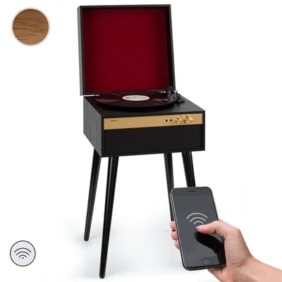 Zdjęcie produktu dla Auna - gramofon z głośnikiem, Bluetooth, retro, na nóżkach