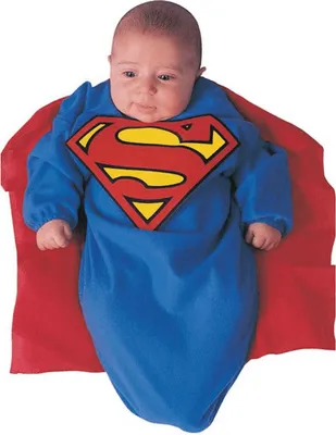 Produktbild von Baby Strampelsack Superman Cape Strampler Kleinkind Kind Babybekleidung Babykostüm Nachtzeug Schlafanzug Schlafsack