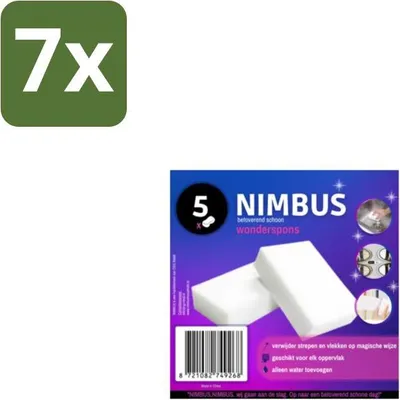 Produktbild von NIMBUS – Wunderschwamm – Melaminschwamm – Vorteilspackung - Vorteilspack - 7 Stücke