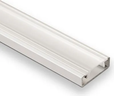 Produktbild von 25 Stück LED Profil-33 mit klarer Abdeckung je 2m für LED Streifen