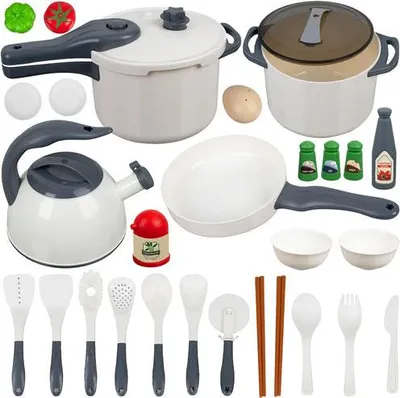 Immagine prodotto di Set da cucina per bambini da 32 pezzi con accessori