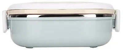 Productafbeelding van Lunchbox, draagbaar, roestvrij staal, geïsoleerd, thermische container voor voedsel, enkelwandig