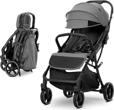 Produktbild von Lorelli MINORI Buggy bis 22 kg – Autofold Einhand-Faltung, PolyurethanRäder, Liegeposition, Cup Holder, großes Verdeck, kompakt 24×51×76 cm