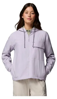 Produktbild von Columbia Damen Sportpullover Skien Valley Hooded Long Sleeve Shirt Violett S