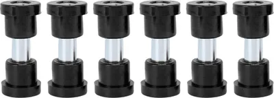 Immagine prodotto di Set di boccole per molle 70291G01, manicotti in metallo e poliuretano per pale di golf, ricambio per Club Car DS dal 1981 in poi, nero