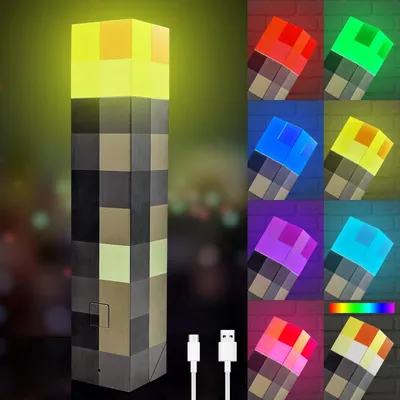 Obrázek produktu pro Stolní lampa, nástěnná lampa, noční lampička se 7 barvami