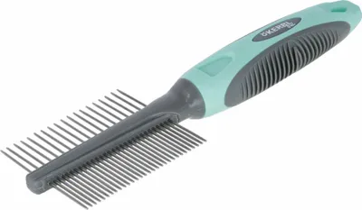 Produktbild von KERBL Fein- und Grobzahnkamm für Hunde - 21 cm