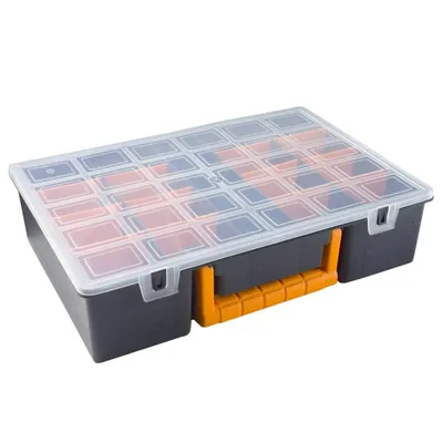 Immagine prodotto di Valigia d'assortimento 2 pz. Divisori rimovibili 360x250x85 mm PP