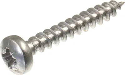 Produktbild von SECCARO Spanplattenschraube Halbrundkopf 3 x 20 mm, Edelstahl V2A VA A2, Holzschraube mit Vollgewinde, Kreuzschlitz / PZ, 250 Stück