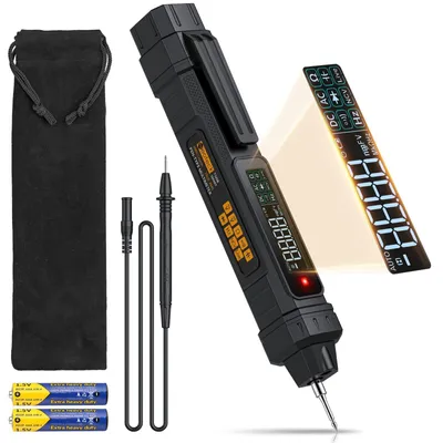 Zdjęcie produktu dla Multimetr cyfrowy - Tester napięcia 2w1 - 6000 counts - Wyświetlacz LCD - Tester NCV