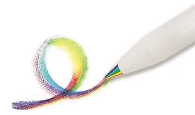 Produktbild von Mechanische Kreide "Color Click Mix", mehrfarbig, Set, 6 Stück/Packung, APLI 20550