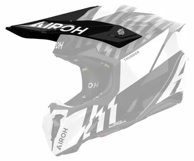 Produktbild von Airoh Twist 3 Thunder Schwarz Weiß Helm Visier