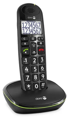 Image de doro 380105 doro PhoneEasy 110 Schnurlostelefon schwarz