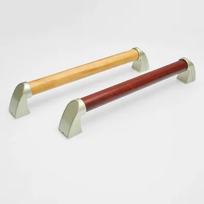 Produktbild von Haltegriff aus Holz fš¹r Dusche und WC, fš¹r Menschen mit Behinderung, rutschfester und wasserfester Haltegriff fš¹r Senioren, wei?es Holz šC 54 cm, 1 Stš¹ck