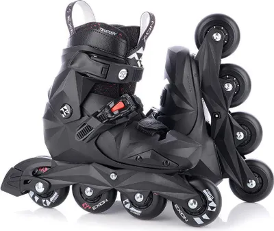 Produktbild von Tempish EXON Kinder Rollschuhe für Anfänger und Freizeit, verstellbar, mit ABEC 7 Lagern, Größe 36-39
