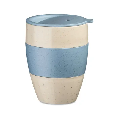 Obrázek produktu pro koziol termo hrnek AROMA TO GO 2.0 7589275 víčko 400ml písková/modrá