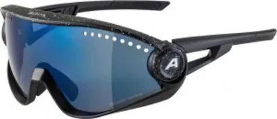 Produktbild von Alpina Sonnenbrille 5W1NG Rahmen black blur Glas blue mir