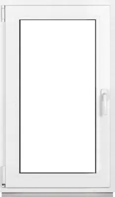 Imagen del producto de Ventana de sótano blanca 700X400 mm con doble acristalamiento (32 mm) oscilobatiente DIN derecha