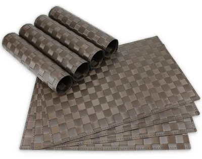 Immagine prodotto di Tovagliette MODERN set di 8 marrone come tovagliette da tavola