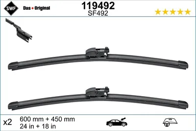 Zdjęcie produktu dla Pióro wycieraczki SWF 119492