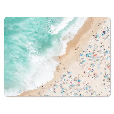 Produktbild von MuchoWow® Mauspad Mousepad Meer - Strand - Sonnenschirme - Sommer 23x19 cm - Mousepads - Maus Mat - Pad - Mausunterlage - Schreibtischunterlage - Mauspad