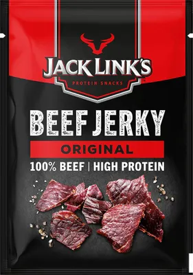 Produktbild von Jack Link's Beef Jerky (12x60g) Original - Funktionelle Lebensmittel - Eiweiß-Snacks