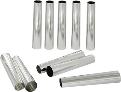 Produktbild von 10 Schaumrollen-Formen Set 13,5cm - Traditionelle Backform Schillerlockenform Röhrchen Spritztüllen Sahnerollen (10)