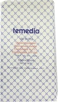 Obrázok produktu pre Obklady z netkanej textílie nesterilné 10x20 cm 4-násobné 100 ks