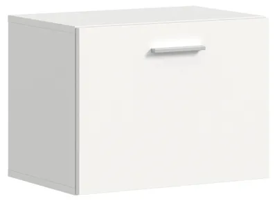 Immagine prodotto di Vaga schoenenkast wandgemonteerd 52x39cm 1 klepdeur wit.