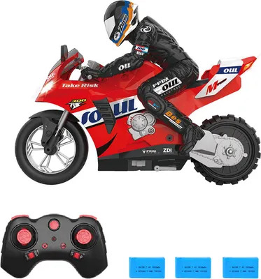 Obrázek produktu pro Dálkové ovládání motocyklu Self Balancing Stunt Motorcycle 1/6 2.4G Dálkové ovládání motocyklu Otáčení na místě / Self Stabilizing Balance / 360  Drift