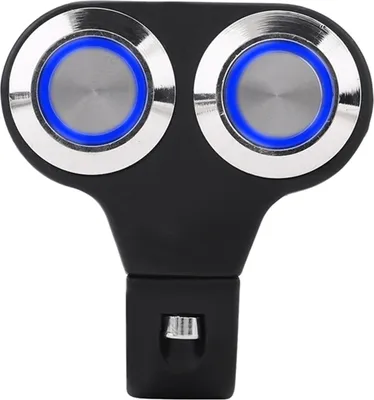 Obrázek produktu pro Spínač na řídítkách motocyklu - 22 mm (7/8 palce), světlomet, brzda, mlhové světlo, ON/OFF, se zpětným tlačítkem