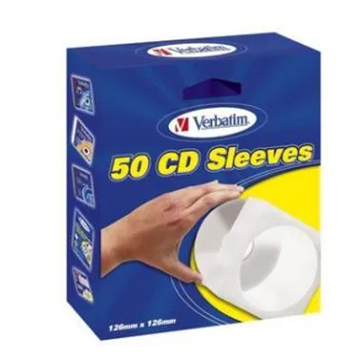Produktbild von Verbatim CD-Umschläge, 50 Stück, 50 Disks, Papier, 120 mm