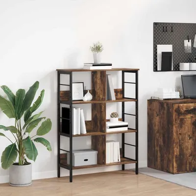 Zdjęcie produktu dla Maison Exclusive - Regał na książki, 6 półek, wymiary 82 x 32 x 112 cm, materiał: płyta wiórowa