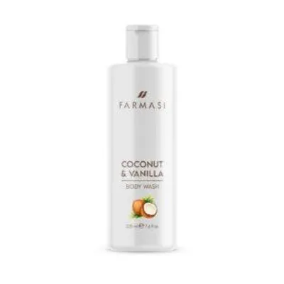 Immagine prodotto di KBruShop Farmasi Gel doccia cocco e vaniglia 225 ml - Cura sensuale per la pelle